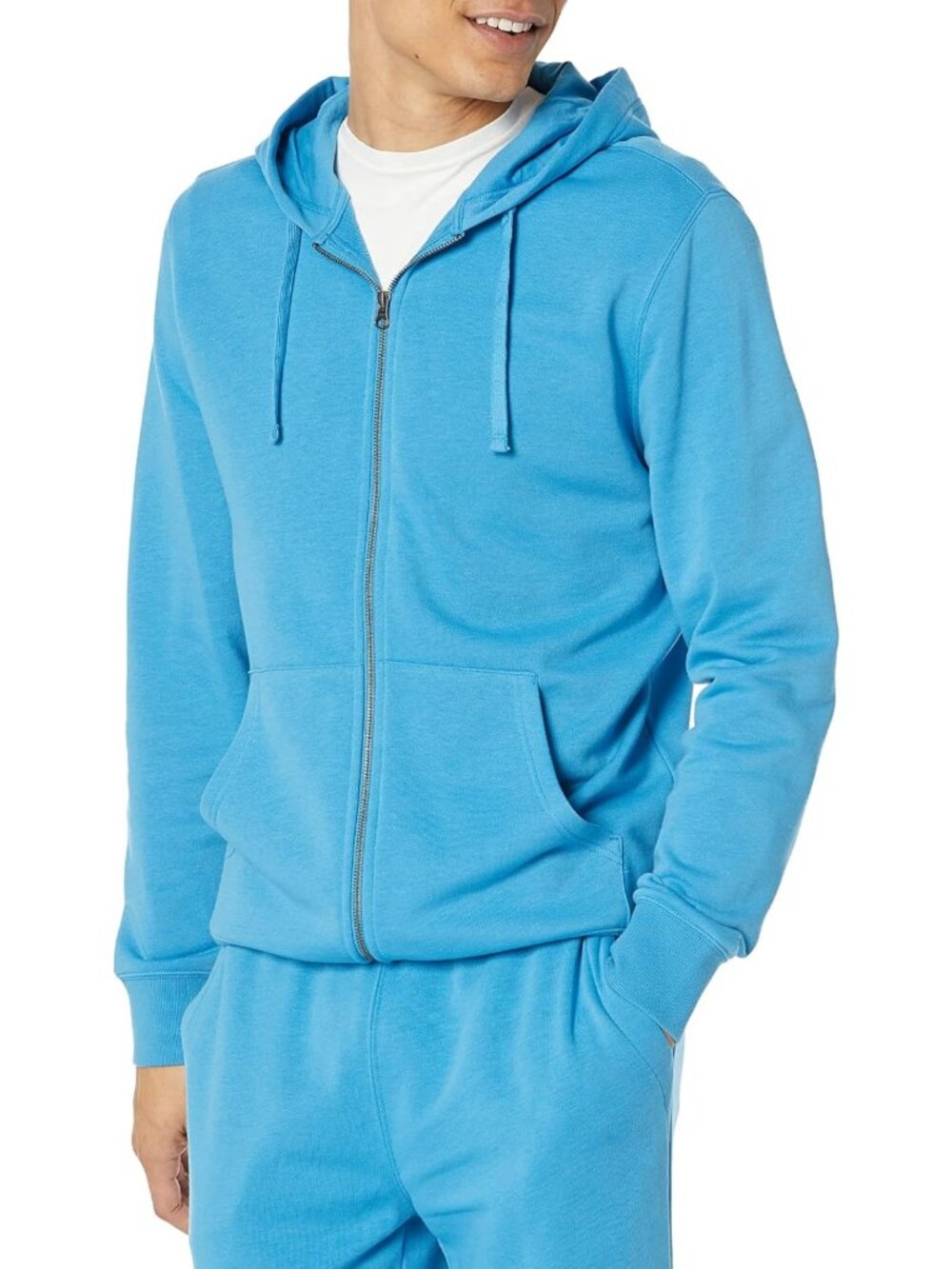 Cozy Men's Long-Sleeve Full-Zip Hoodie Sweatshirt - Big & Tall Sizes Available